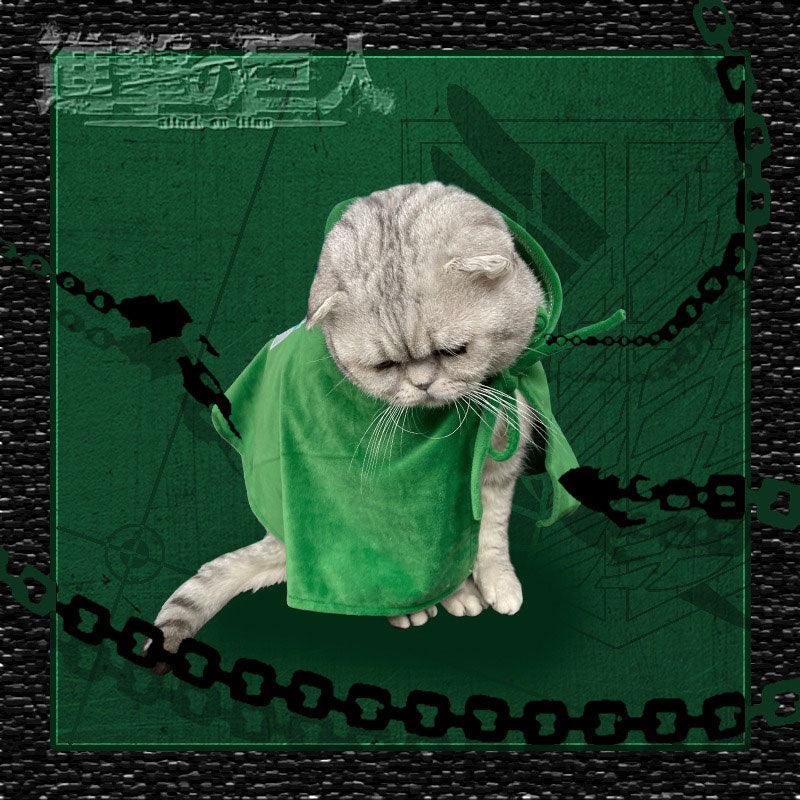 Attack on Titan Cat Cosplay Costume Cape