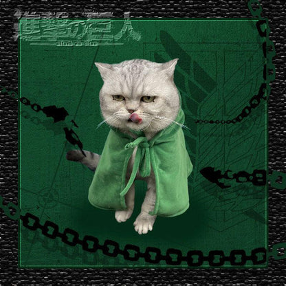 Attack on Titan Cat Cosplay Costume Cape