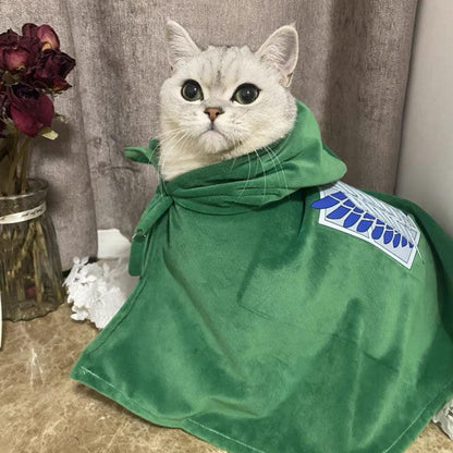 Attack on Titan Cat Cosplay Costume Cape