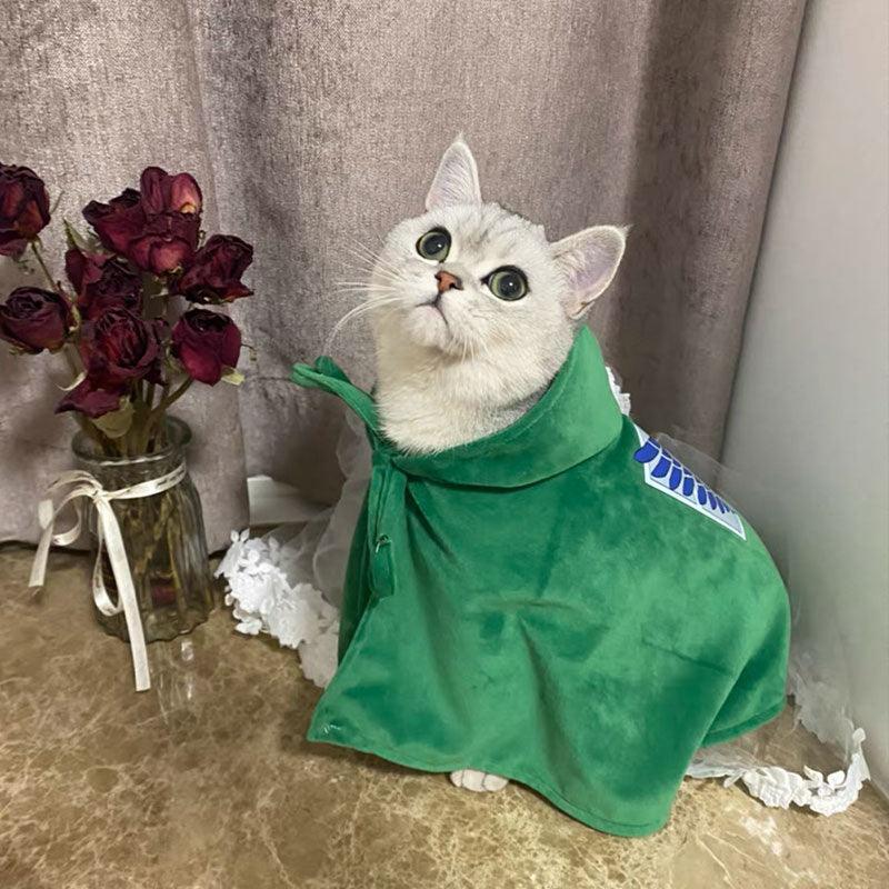 Attack on Titan Cat Cosplay Costume Cape - MEWCATS