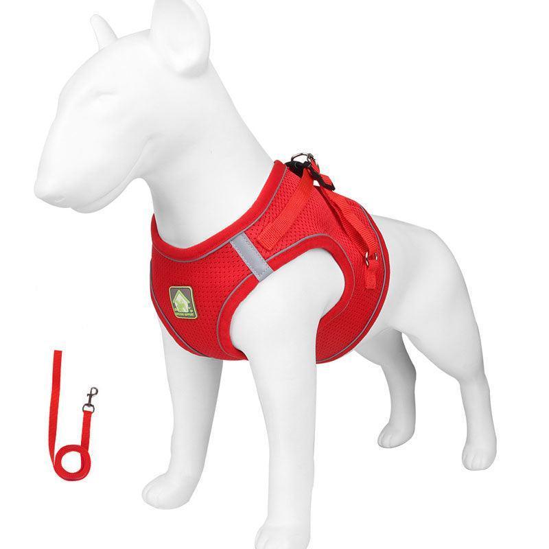 Basic Cat Harness Escape Proof Red Leash Set Cat Lead