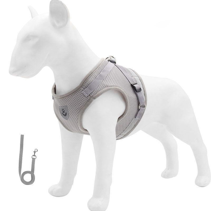 Basic Cat Harness Escape Proof Grey Leash Set Cat Lead