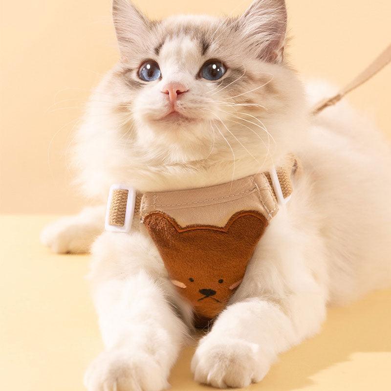 Bear Cat Leash 3 Color Pet Harness - MEWCATS