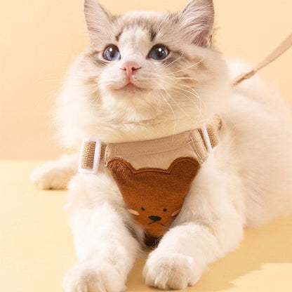 Bear Cat Leash 3 Color Pet Harness - MEWCATS