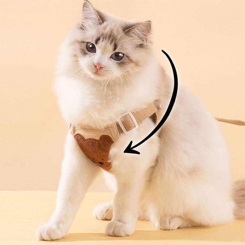 Bear Cat Leash 3 Color Pet Harness - MEWCATS