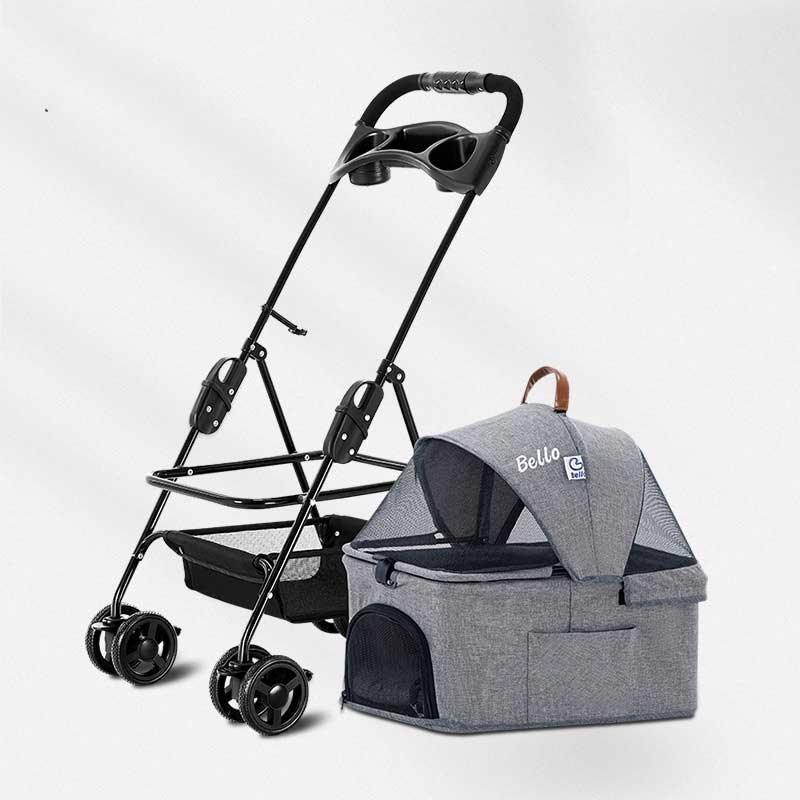 Detachable Cat Stroller 3 Style Carrier Handbag On Wheels