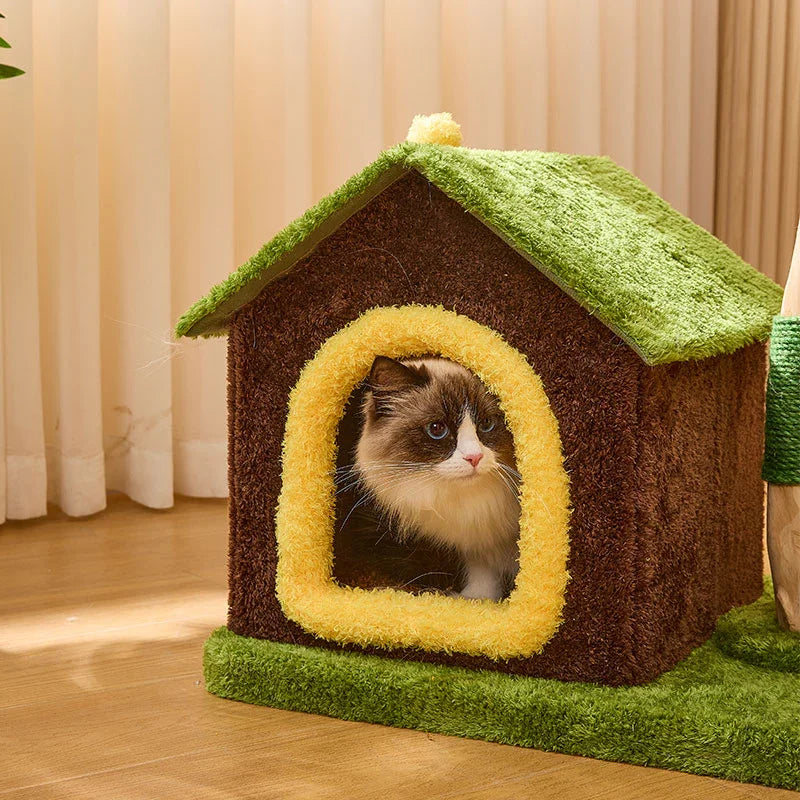 Blossom Sunflower Cat Tree Climbing Tower - MEWCATS