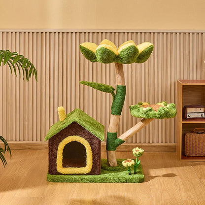Blossom Sunflower Cat Tree Climbing Tower - MEWCATS