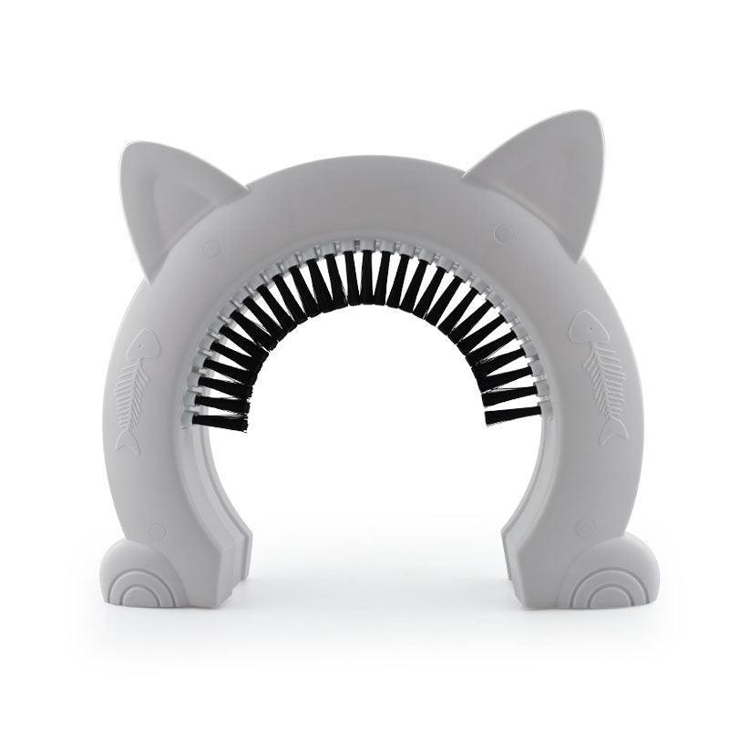 Brush Cat Shape Door Free Access - MEWCATS