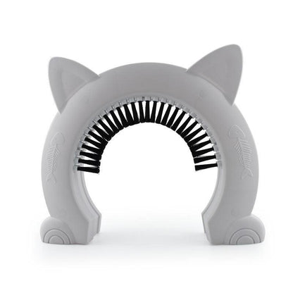Brush Cat Shape Door Free Access - MEWCATS