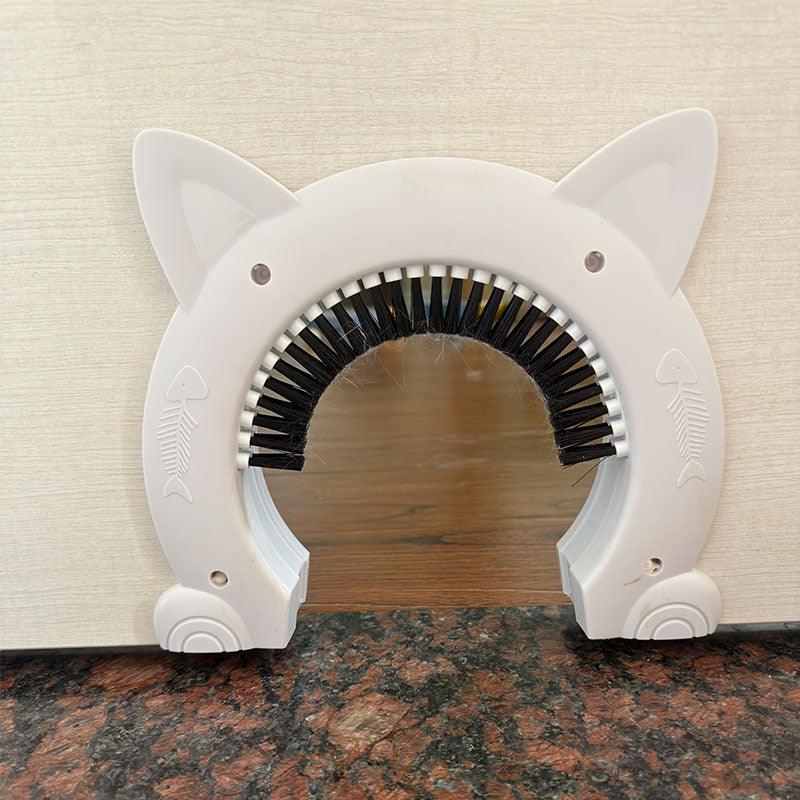 Brush Cat Shape Door Free Access - MEWCATS