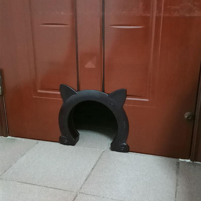 Brush Cat Shape Door Free Access - MEWCATS