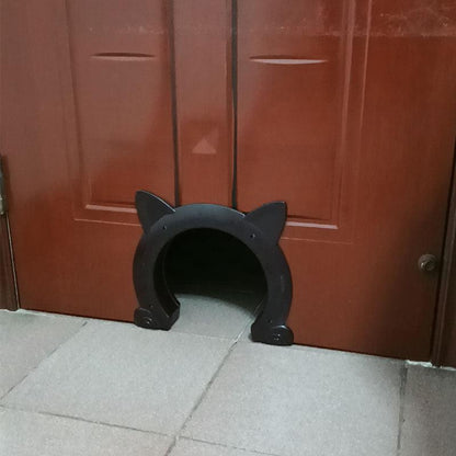 Brush Cat Shape Door Free Access - MEWCATS