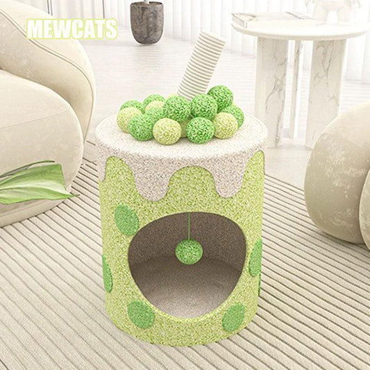 Bubble Milk Tea 3 Color Cat Cave Bed - MEWCATS