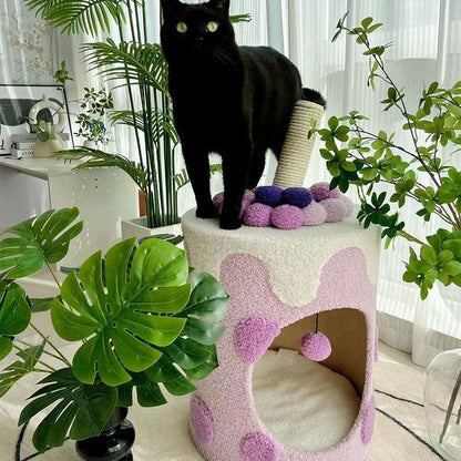 Bubble Milk Tea 3 Color Cat Cave Bed - MEWCATS