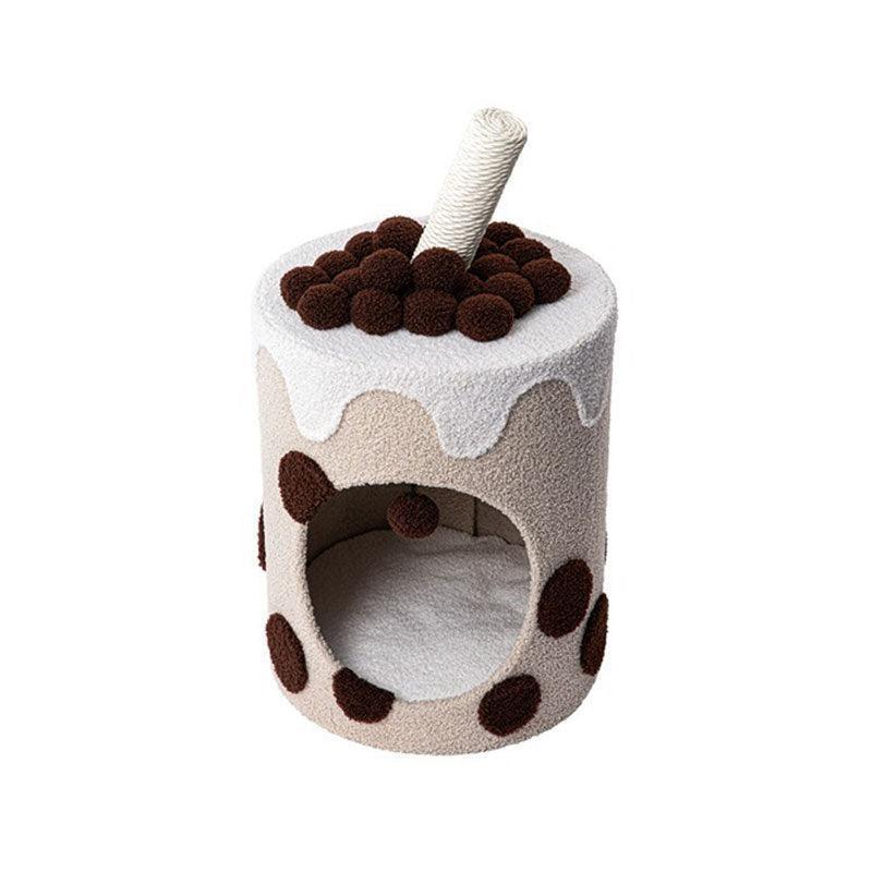 Bubble Milk Tea 3 Color Cat Cave Bed - MEWCATS
