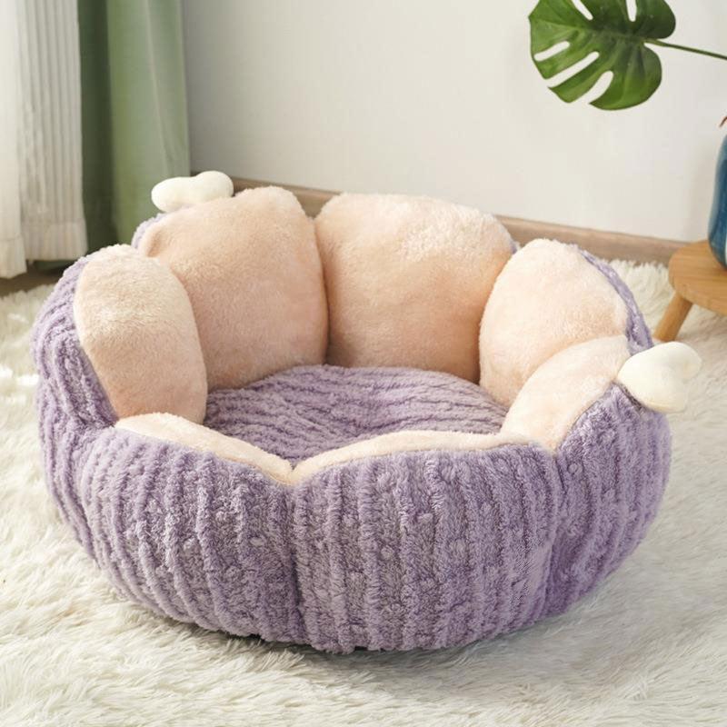 Cactus Cat Bed 2 Color Fluffy Warm Cat Nest - MEWCATS