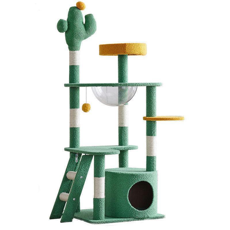 Cactus Cat Climbing Frame Tall Tower 4 Style Kitty Tree
