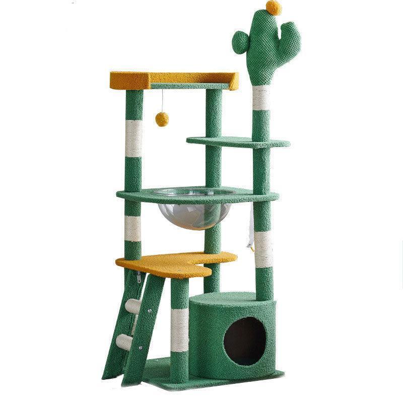 Cactus Cat Climbing Frame Tall Tower 4 Style Kitty Tree