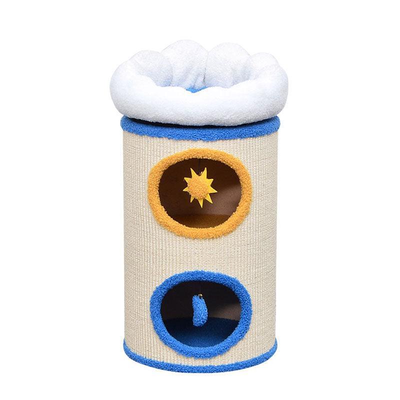 Cactus Cat Climbing Frame Tree with Bed - MEWCATS