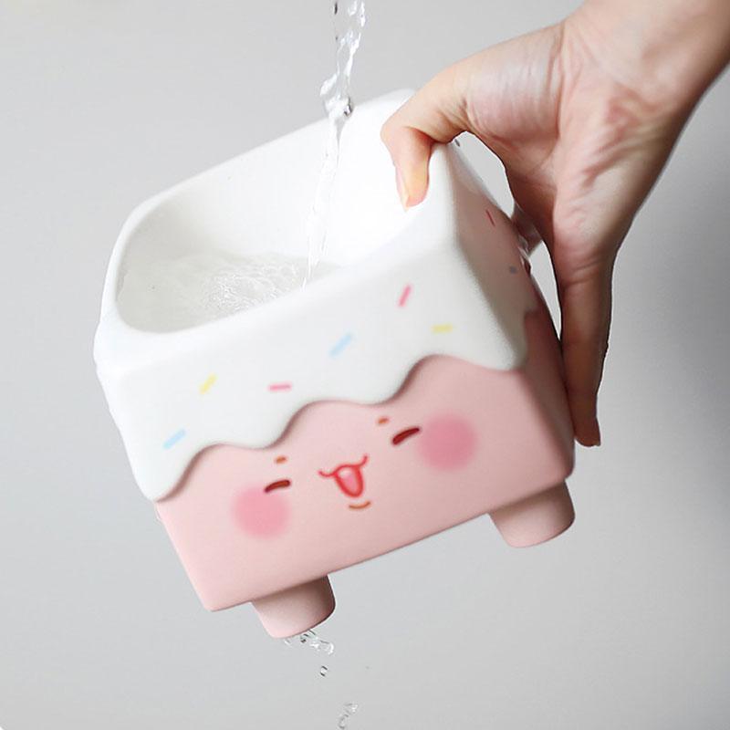 Cake Cat Food Water Bowl Elevated Cat Bowls
