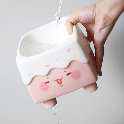 Cake Cat Food Water Bowl Elevated Cat Bowls
