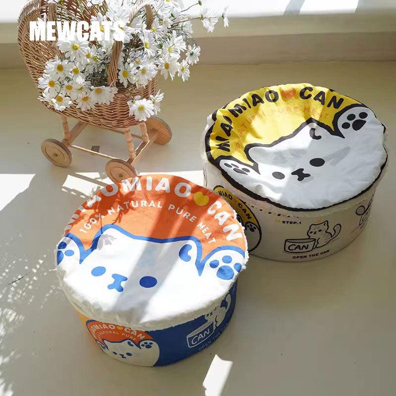 Canned Food Lovely Cat Bed 2 Color Cat Nest