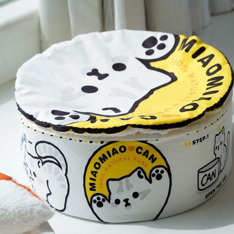 Canned Food Lovely Cat Bed 2 Color Cat Nest