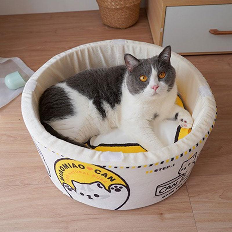 Canned Food Lovely Cat Bed 2 Color Cat Nest