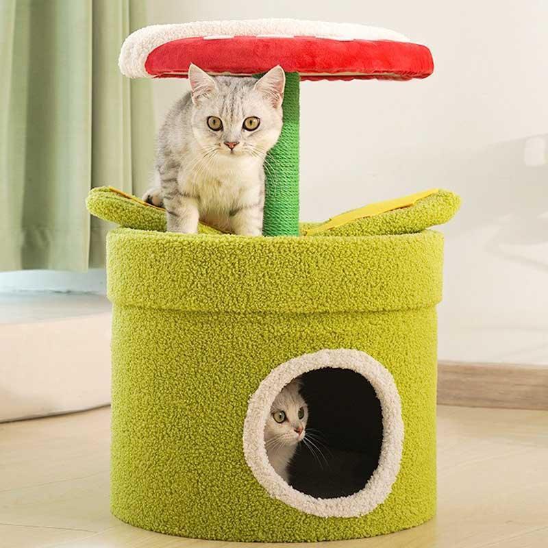 Cannibal Flower Cat Toy Bed - MEWCATS