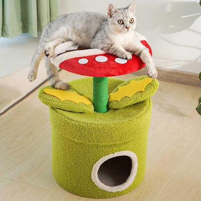 Cannibal Flower Cat Toy Bed - MEWCATS