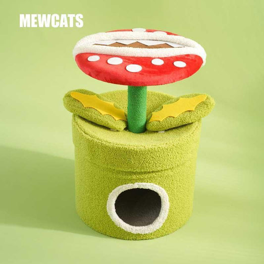 Cannibal Flower Cat Tree Fun Toy Bed