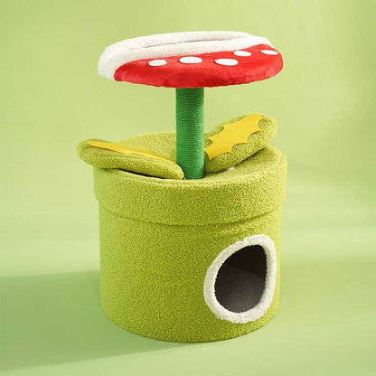Cannibal Flower Cat Tree Fun Toy Bed