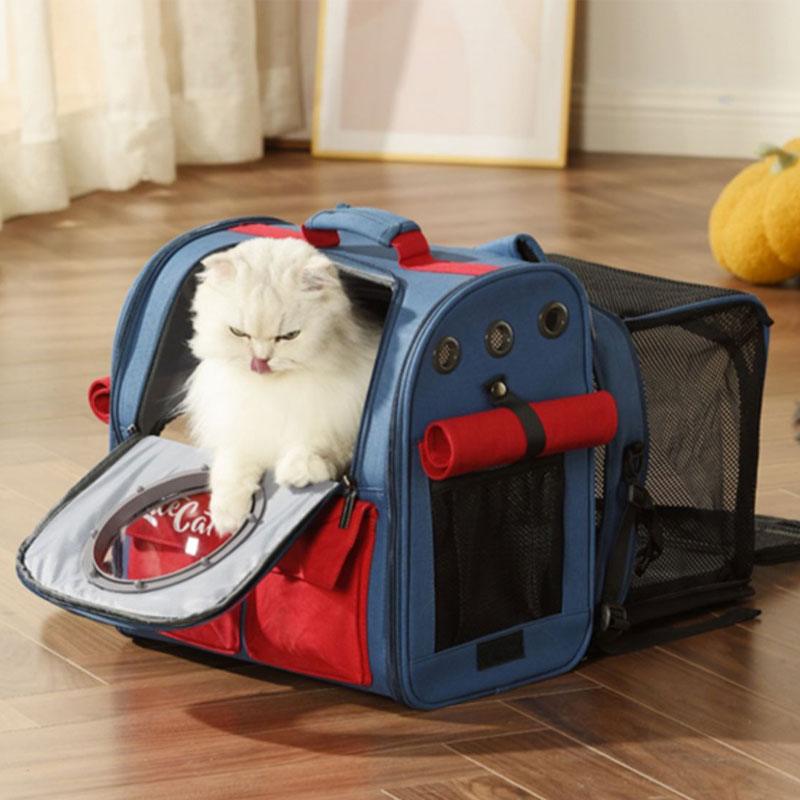 Canvas Cat Carrier Bag Expandable 9 Color Backpack - MEWCATS