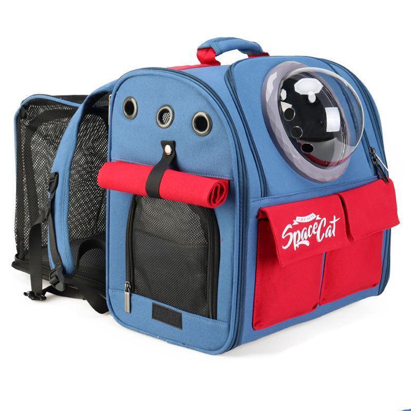 Canvas Cat Carrier Bag Expandable 9 Color Backpack - MEWCATS