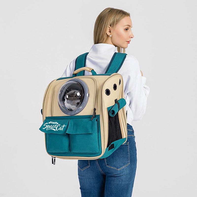 Canvas Cat Carrier Bag Expandable 9 Color Backpack - MEWCATS