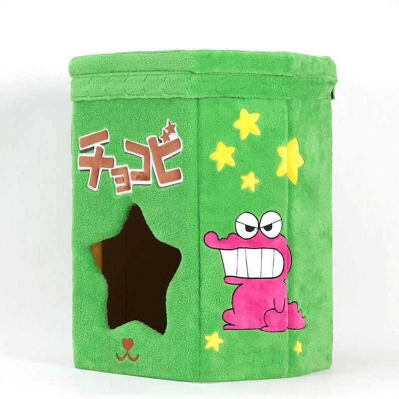 Cartoon Cookie Box Foldable Cat Cave Bed - MEWCATS