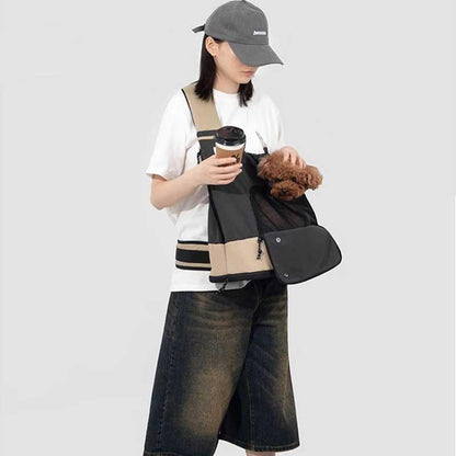 Casual Shoulder Front Pack Cat Carrier Backpack - MEWCATS