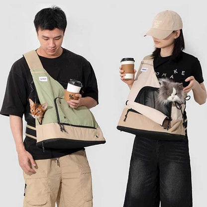 Casual Shoulder Front Pack Cat Carrier Backpack - MEWCATS