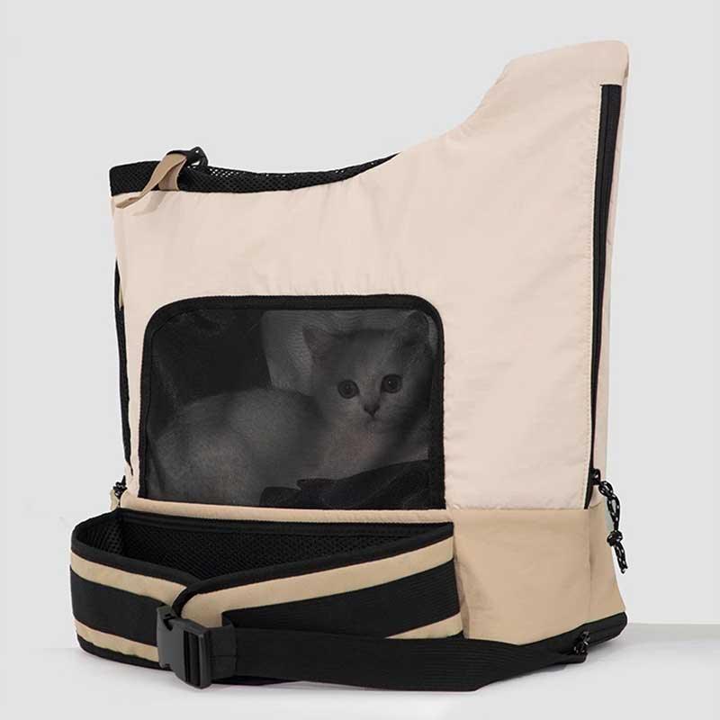 Casual Shoulder Front Pack Cat Carrier Backpack - MEWCATS