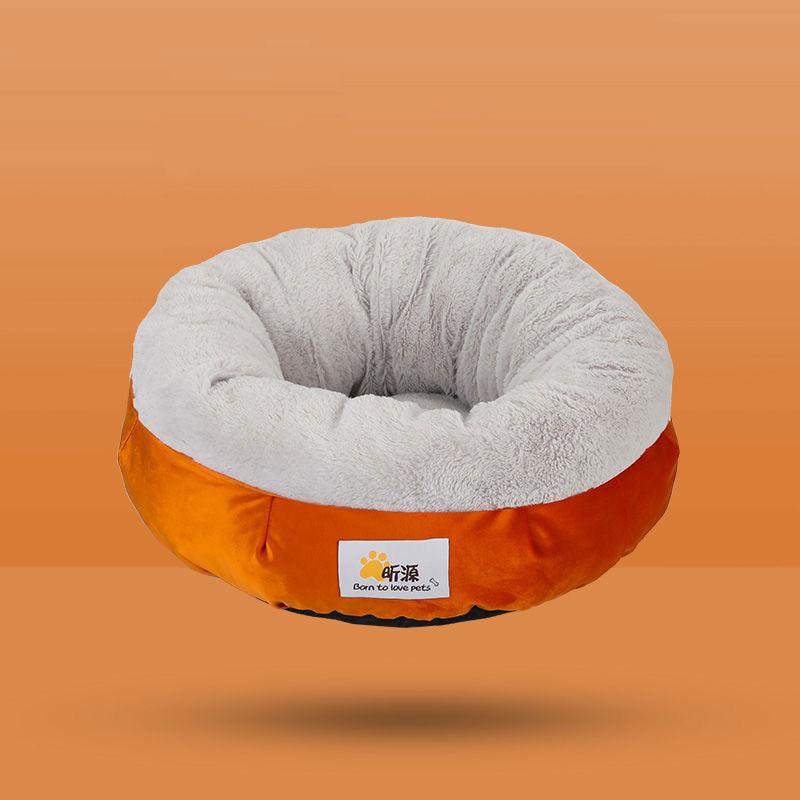 Cat Basket Fluffy Sleeping Nest 4 Color Warm Bed