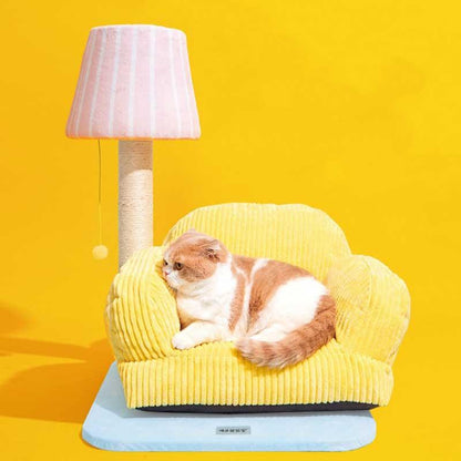 Cat Bed Couch With Climbing Frame Soft Cute Cat Tree Furniture Sofa