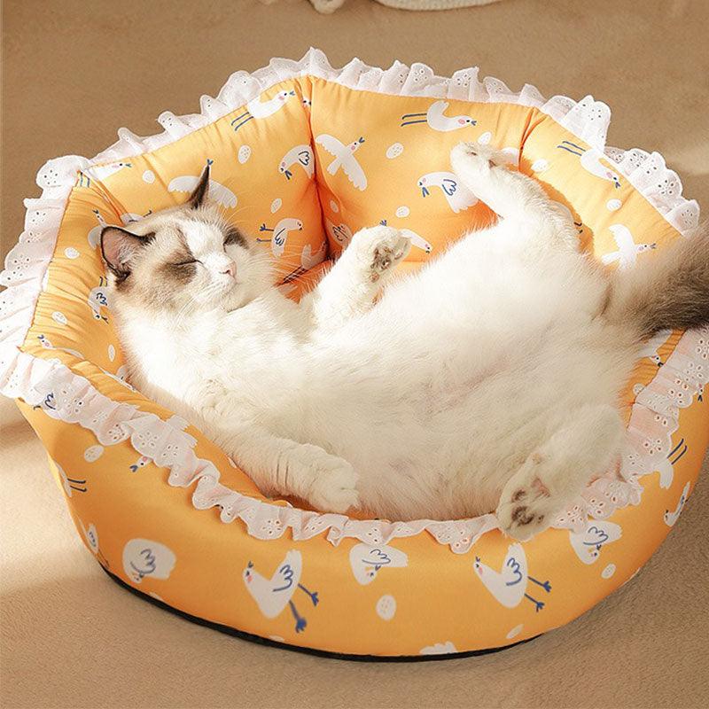 Cat Bed Lace Mat All Season 2 Color Cat Nest - MEWCATS
