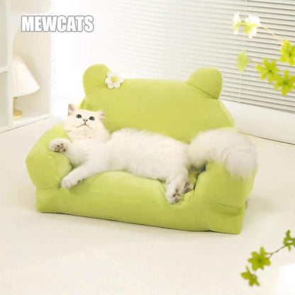 Cat Bed Non Stick Hair Removable 2 Color Sofa (7)
