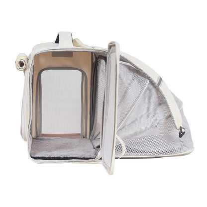 Cat Carrier Backpack Expandable Bag with Wheels - MEWCATS