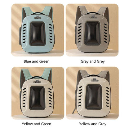 Cat Carrier Backpack Breathable Travel Outdoor 4 Color Foldable Pet Supplies