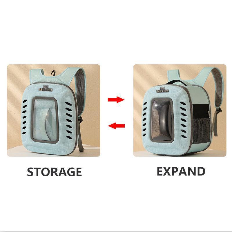 Cat Carrier Backpack Breathable Travel Outdoor 4 Color Foldable Pet Supplies