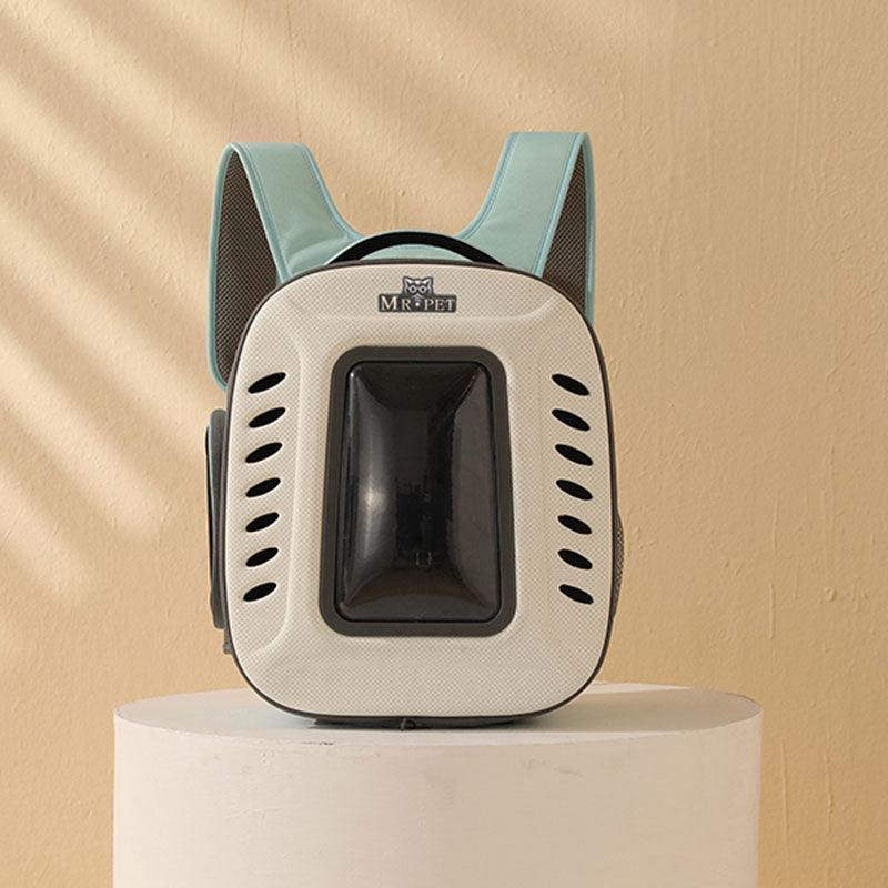 Cat Carrier Backpack Breathable Travel Outdoor Yellow Foldable Pet Supplies