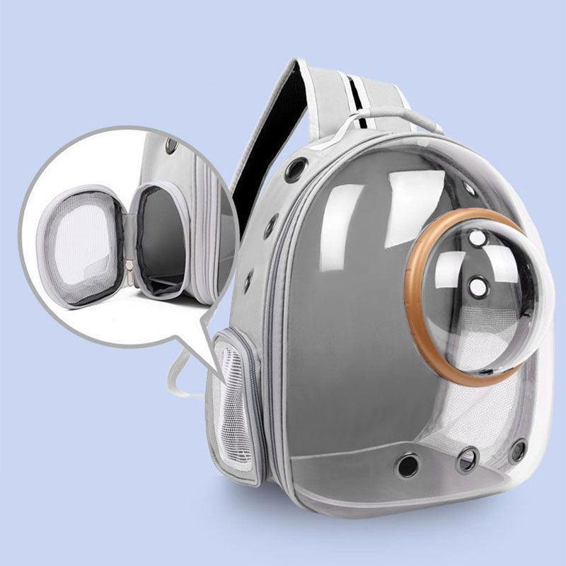 Cat Carrier Bag Travel Breathable Transparent 8 Color Space Capsule Backpack