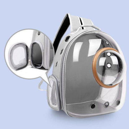 Cat Carrier Bag Travel Breathable Transparent 8 Color Space Capsule Backpack